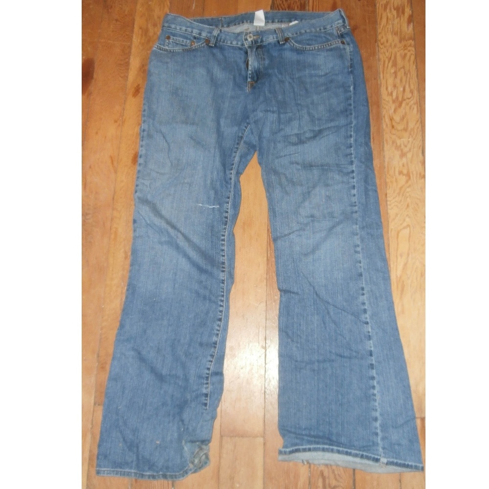 Lucky Brand Dungarees Mid Rise Flare Size 12 Jeans
